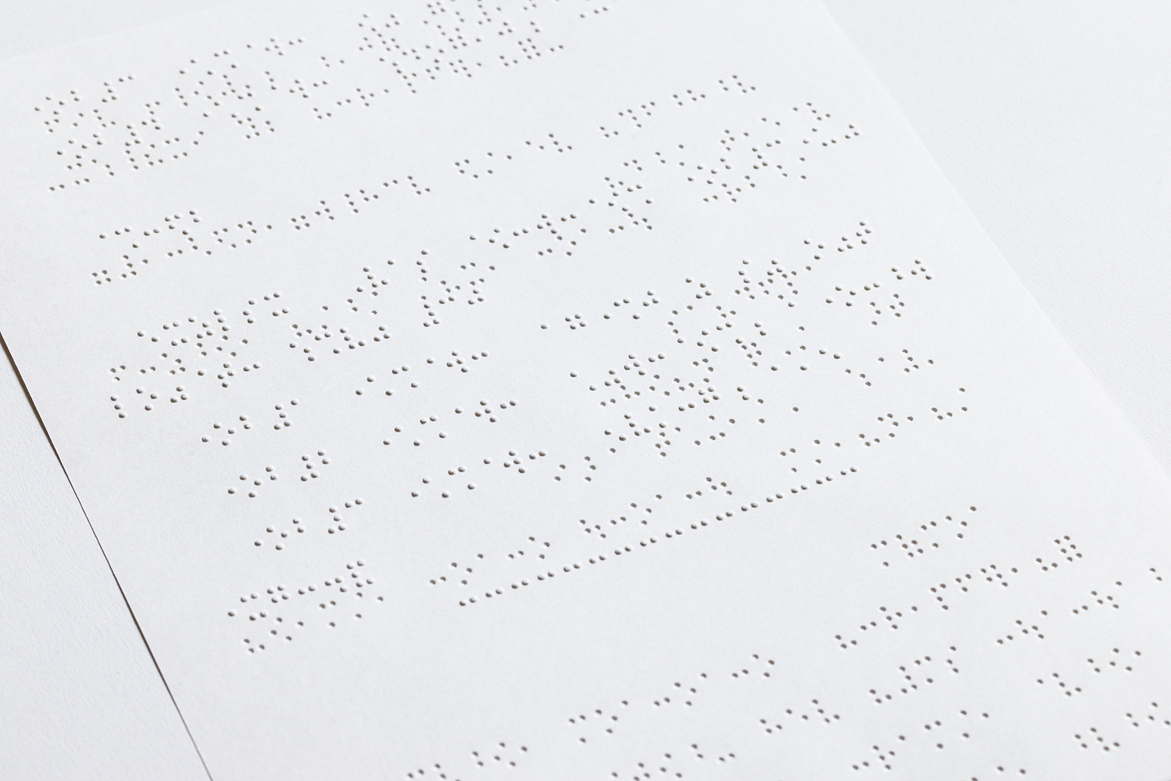 点字の曲目リストの写真